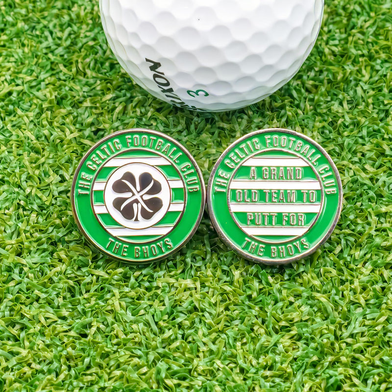 Celtic FC Golf Ball Marker – Double-Sided Enamel Design