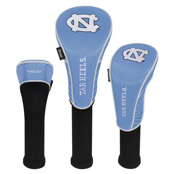 Team Effort North Carolina Tar Heels Set of Three Headcovers - Golf Gift