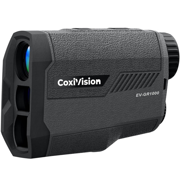 CoxiVision Rangefinder with Slope for Golf & Hunting, 1000/1300 Yards High-Precision Range Finder, 6X Magnification, Pin-Seeker & Flag-Lock & Vibration, Bow/Rifle Mode, Angle Compensation - Golf Gift