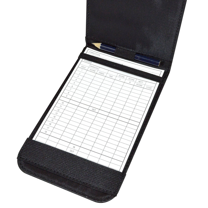 PGA TOUR Score Card Holder - Black,18 X 11 X 0.8cm - Golf Gift