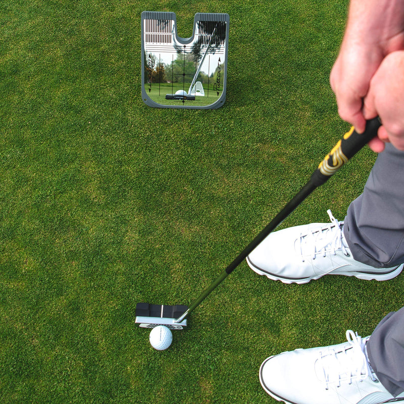 PuttOut Golf Putting Mirror Trainer and Alignment Gate - Golf Gift