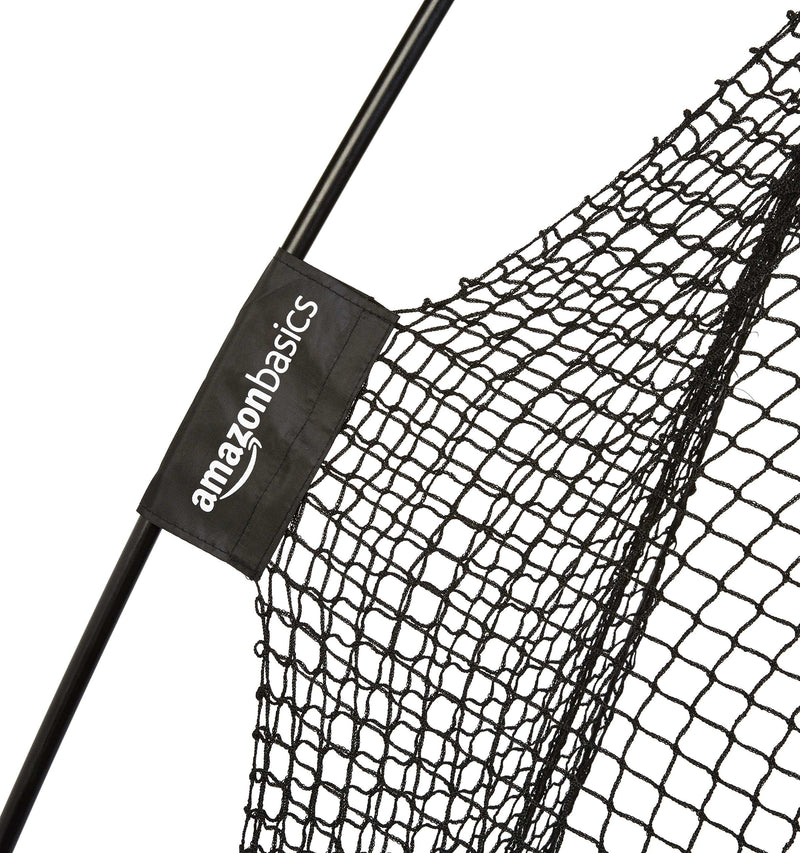 Amazon Basics Portable Driving Practice Golf Net, Grey, 2.44 x 2.44 meters - Golf Gift