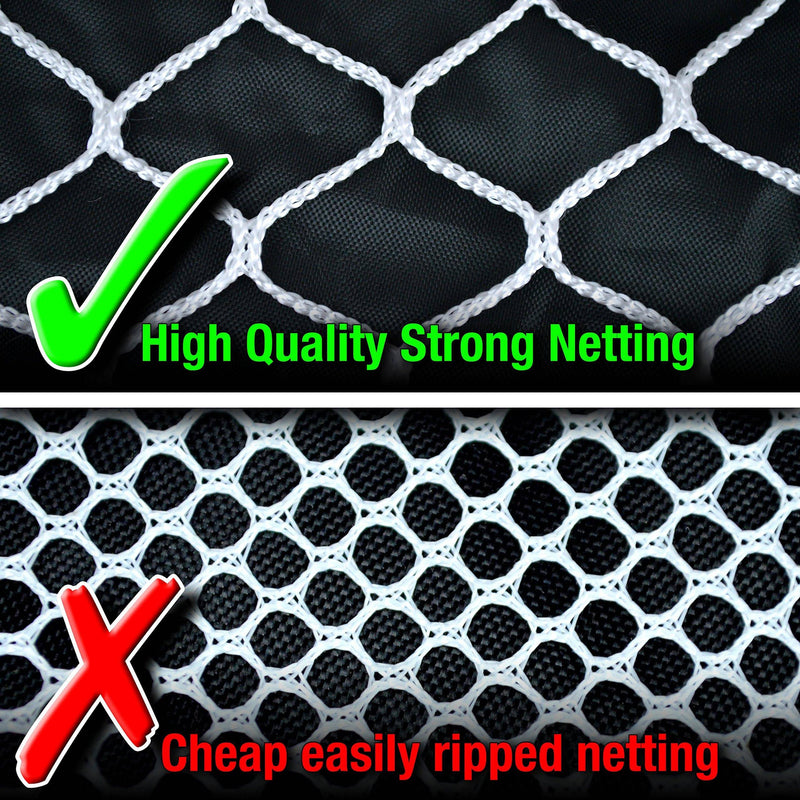 Links Choice Pro Size Golf Driving Net with 24 Free Golf Balls and Grass Mat - Golf Gift