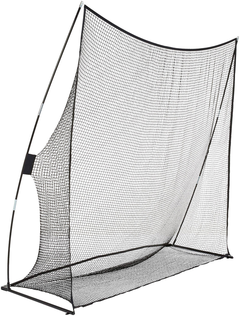 Amazon Basics Portable Driving Practice Golf Net, Grey, 2.44 x 2.44 meters - Golf Gift