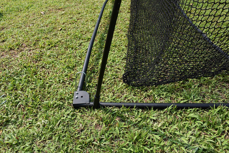 Amazon Basics Portable Driving Practice Golf Net, Grey, 2.44 x 2.44 meters - Golf Gift