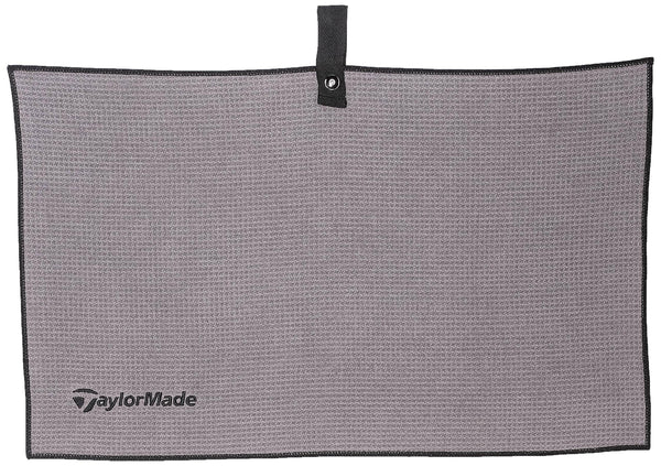 TaylorMade Microfiber Cart Towel (Gray), 15" x 24" - Golf Gift