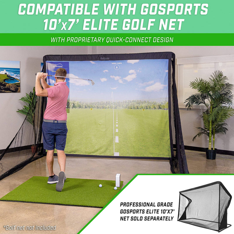 GoSports 10 ft Golf Simulator Impact Screen - Golf Gift