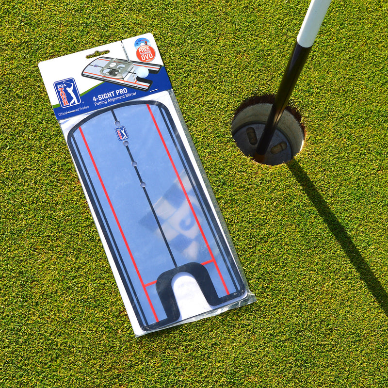 PGA TOUR 4-Sight Golf Putting Mirror - Blue - Golf Gift