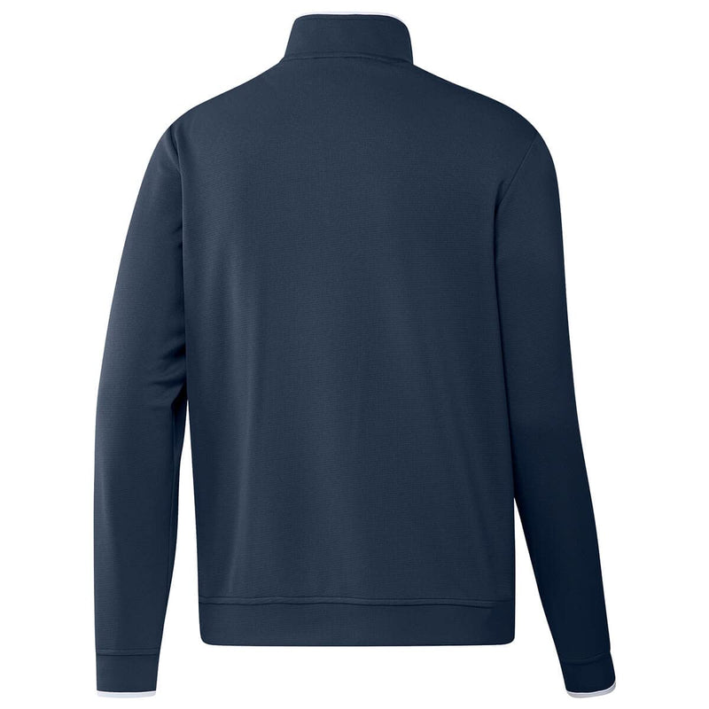 adidas Golf Mens Primegreen UPF Sweater - Crew Navy/White