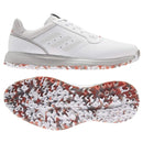 adidas Golf Mens S2G Leather Golf Shoes - White/Grey/Crew Red