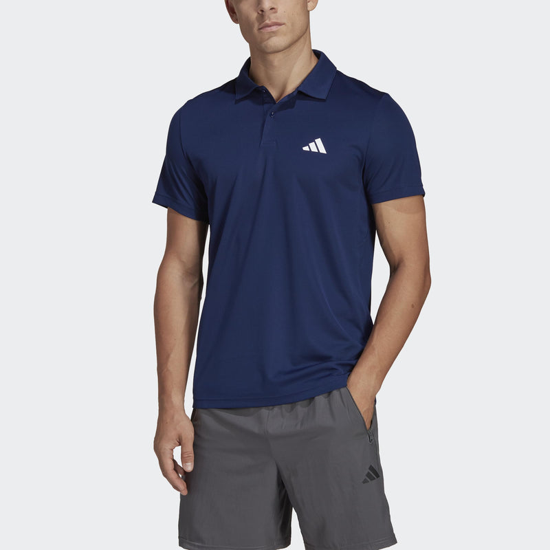 adidas IB8104 TR-ES Base Polo Polo Shirt Men's Dark Blue/White