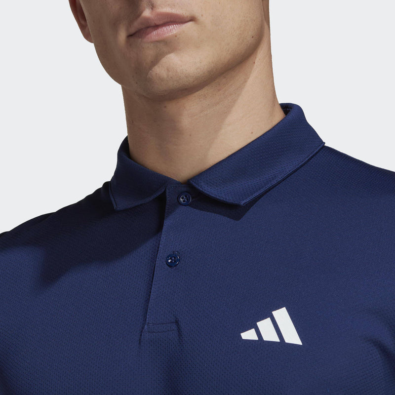 adidas IB8104 TR-ES Base Polo Polo Shirt Men's Dark Blue/White