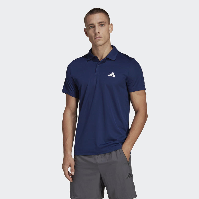 adidas IB8104 TR-ES Base Polo Polo Shirt Men's Dark Blue/White