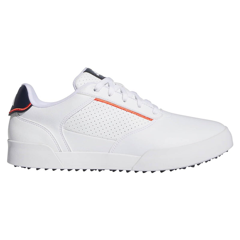 adidas Men's Retrocross Spikeless Golf Sneakers, FTWR White/FTWR White/Collegiate Navy