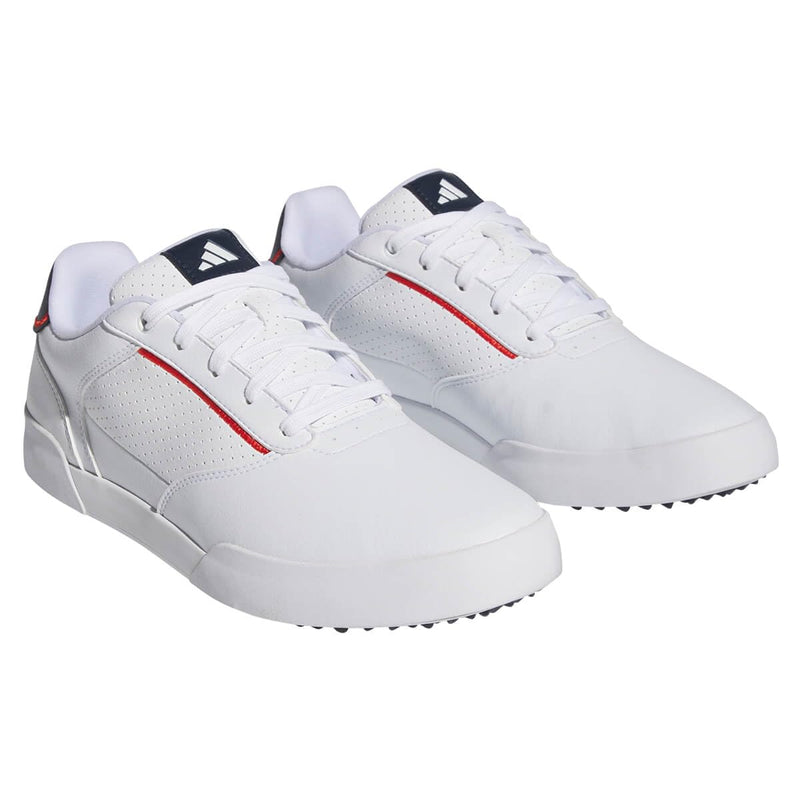 adidas Men's Retrocross Spikeless Golf Sneakers, FTWR White/FTWR White/Collegiate Navy