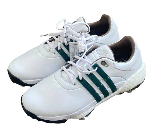 adidas Men's Tour360 22 Boost Golf Shoes White/Shadow Green GY4541 Men's