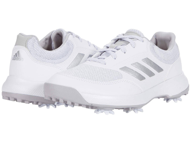 adidas Women's Tech Response Golf Shoe, White Silver Grey