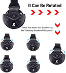 3 or 4 Pack Pom Golf Head Covers for Woods 1 3 5 Driver Fairway Hybrids Golf Wood Head Cover Set with Number Tag Knitted Golf Head Covers (Black 135)