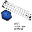 Adjustable Golf Travel Bag Support Rod Golf Club Arm Stiff Alloy Rod for Golf Bag Adjustable 4 Telescoping Section, Golf Support Cover Stick Bag Protective Golf Bag Support Frame (Navy 20-53")