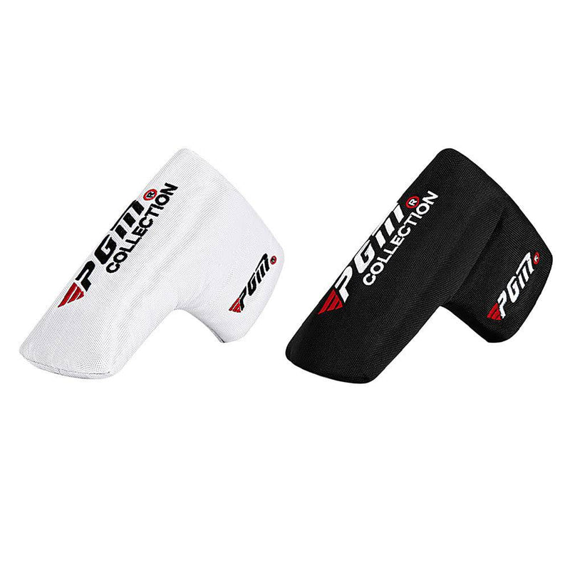 Anwangda Golf Blade Putter Head Covers,Nylon Fabric Golf Putter Head Cover Golf Headcovers for Putter,Waterproof Lightweight Fahion to Prevent Putter Head from Damaging (White)