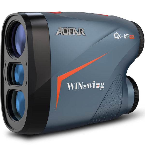 AOFAR GX-6F PRO Golf Range Finder with Slope Devices Distance Measuring Rangefinder with Continuous Scan, Flag Lock with Pulse Vibration, Legal for Competition, 600 Yards High-Precision Accurate