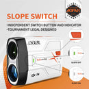 AOFAR GX-7 Golf Rangefinder with Slope & Flag Lock Vibration