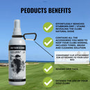 Golf Club Cleaner (236ml) with Golf Club Brush Golf Cleaning Kit Golf Club Brush Groove Cleaner/Golf Club Cleaner Brush. Golf Iron Cleaner/Club Cleaner - Golf Stocking Stuffers, Golf Eraser