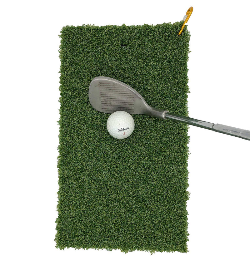 Fairway Pro+ Golf Mat | Winter Rules Fairway Mats | Professional Grade | Spring Clip Included | Protect your course