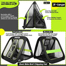 BAYINBULAK Golf Chipping Practice Net - Men Women Gift- 2 in 1- Backyard Driving Practice Artifact- Golf Swing Training Aid, 1 Pack