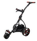Ben Sayers Electric Golf Trolley – 18-Hole Lithium, Black/Red