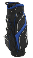 Ben Sayers Unisex DLX Cart Bag, Black/Blue, 8.5-Inch