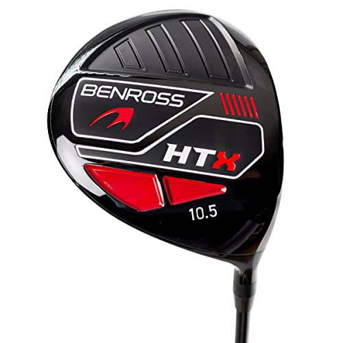 Benross HTX Golf Clubs Full Set with Cart Bag, Driver, Fairway Wood, Hybrid, Irons 5-SW, Mallet Putter - Graphite Shafts, All-Weather Grips, Trolley Bag- Golf Club Sets for Men