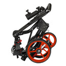 Benross Pro Lightweight Folding Golf Trolley – 3 Wheel Push Cart