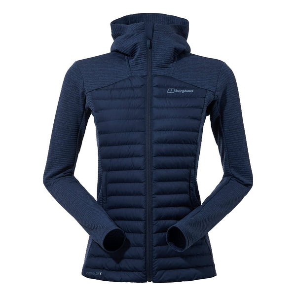 Berghaus Women's Nula Hybrid Synthetic Insulated Jacket, Durable Design, Water Resistant, Dusk