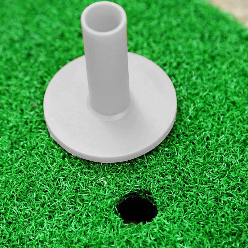 12"x24" Golf Mat, Practice Hitting Mat with Rubber Tee Holder Realistic Grass Putting Mats Portable Outdoor Sports Golf Training Turf Mat Indoor Office Equipment