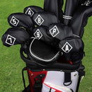 BigTeeth Golf Mallet Putter Head Cover Golf Club Protector Fit for Odessey Backstryke Centre Shaft Putter (Black)