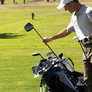 BigTeeth Golf Mallet Putter Head Cover Golf Club Protector Fit for Odessey Backstryke Centre Shaft Putter (Black)