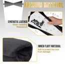 Golf Club Head covers Hybrid Utility Rescue with Interchangeable Number Tag 23456 UT Elastic Closure Black PU Leather The Golf Father Gift