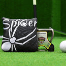 Golf Mallet Square Putter Cover Heel-Shaft Headcovers Fits for TaylorMade S p i d e r X EX TOUR Magnetic PU Leather
