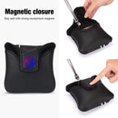 Golf Mallet Square Putter Cover Heel-Shaft Headcovers Fits for TaylorMade S p i d e r X EX TOUR Magnetic PU Leather