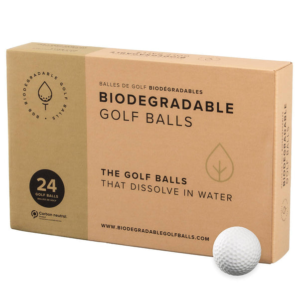 Biodegradable Golf Balls | Water Dissolvable | Eco Friendly Golf Gift | Water Soluble | Perfect for Outdoor Practice | Dissolves in 2-4 Weeks (24)