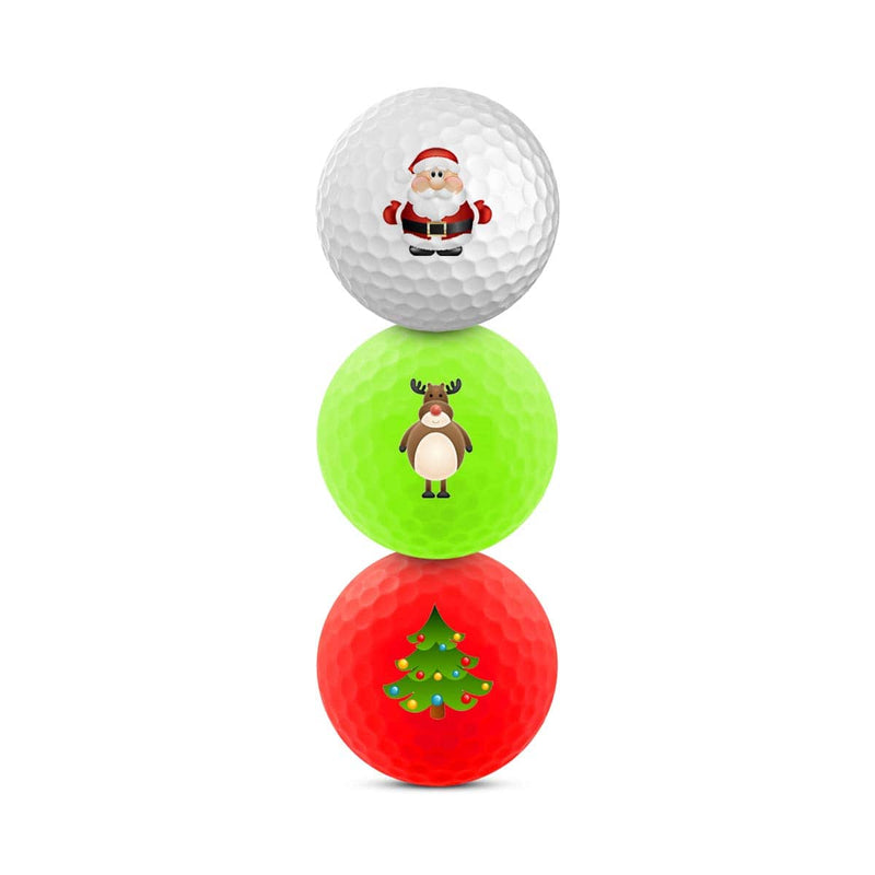 Wilson Staff DX2 Soft/Optix 2018 Xmas Golfballs, 3er Pack