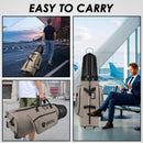 BROTOU Hard Top Golf Travel Bag with Tank Wheels