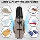 BROTOU Hard Top Golf Travel Bag with Tank Wheels