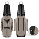BROTOU Hard Top Golf Travel Bag with Tank Wheels