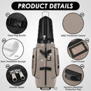 BROTOU Hard Top Golf Travel Bag with Tank Wheels