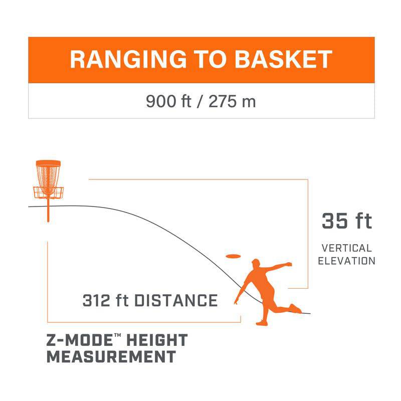 Bushnell - Edge Disc Golf 6x24 White - With Feet Ranging - DG850SBL