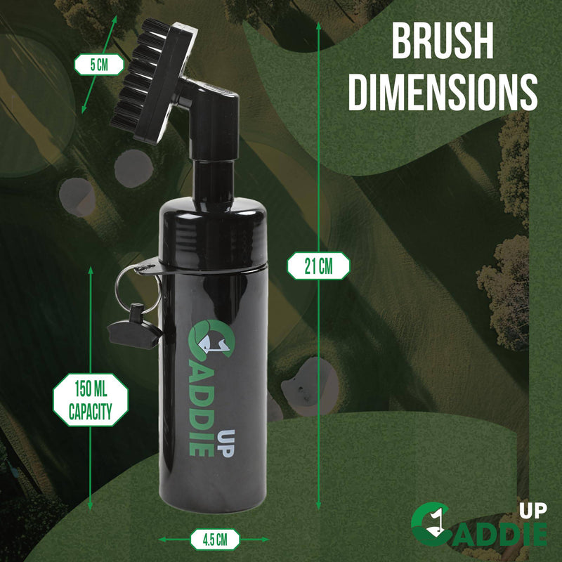 Golf Club Cleaner Brush with built in water spray - Golf Brush Cleaner or Golf Ball Cleaner - this Golf Club Brush is the perfect Golf Groove Cleaner - Golf Accessories For Men and Golf Gifts For Men