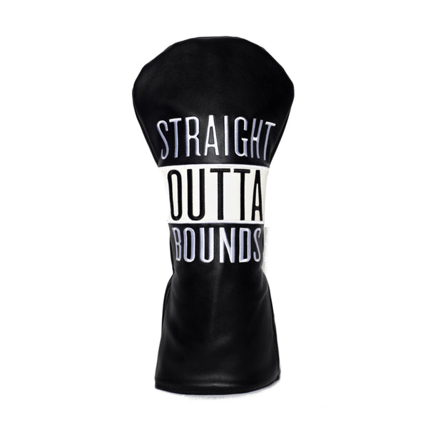 Caddy Club Golf Headcovers – Straight Outta Bounds Driver Headcover – Perfect Golf Gift – Fits All Major Brands – Premium Stitching, Durable Lining – Multiple Designs