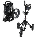 Caddymatic SwivelEase 3-Wheel Golf Trolley – Black